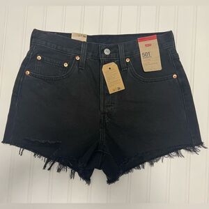 Levi's 501 Original Jean Distressed Shorts-Size 27